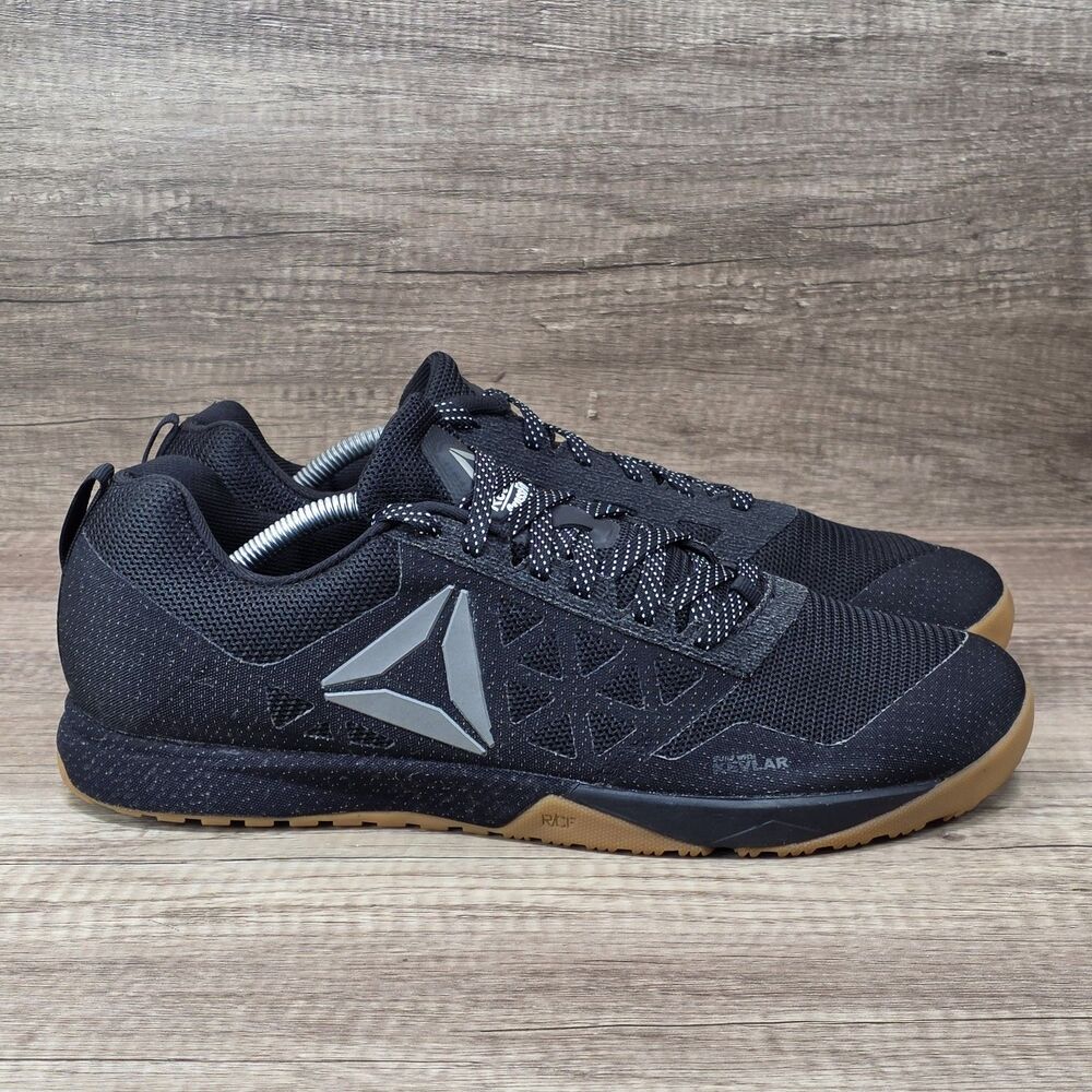 Reebok CrossFit Nano 6.0 Covert Men's Size 12.5 Black Gum Training Shoes BS5107